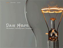 Tablet Screenshot of davemroz.com
